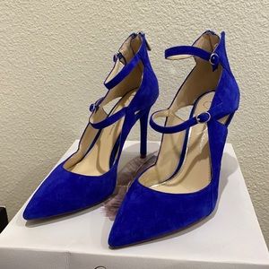 Jessica Simpson Liviana Blue Violet Luc Kid Suede